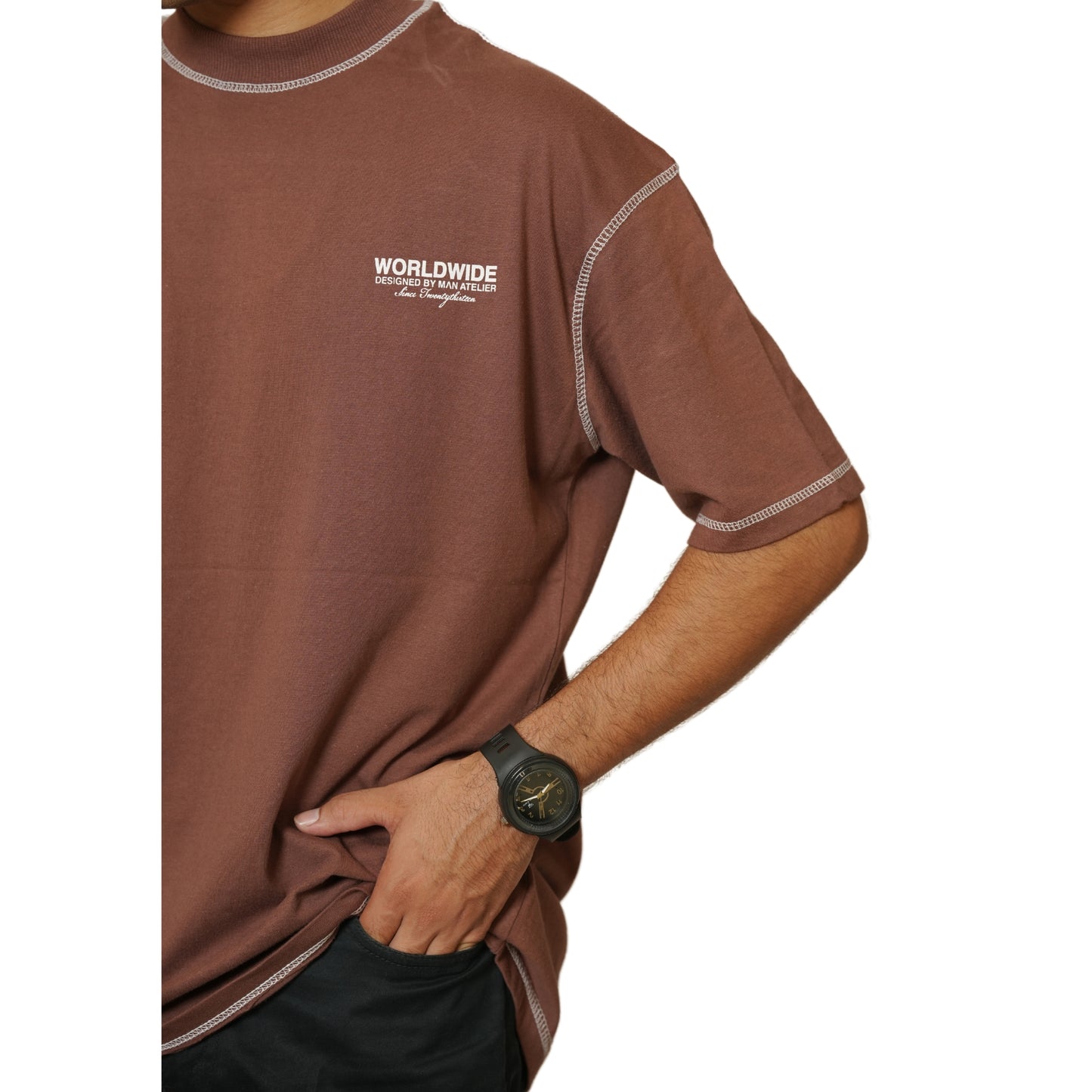 FIVE NEEDLE UNISEX OVERSIZED T-SHIRT I 100% COTTON