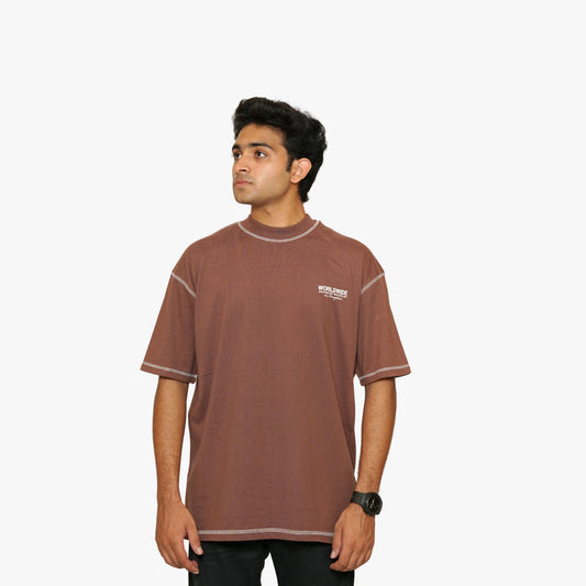 FIVE NEEDLE UNISEX  OVERSIZED T-SHIRT I 100% COTTON