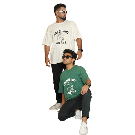 PRINTED UNISEX OVERSIZED T-SHIRT | PREMIUM COTTON T-SHIRT